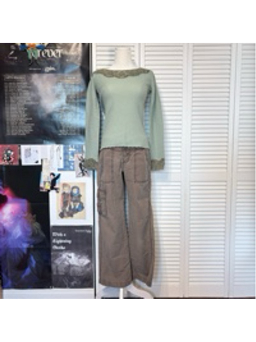 Brown cargo pants